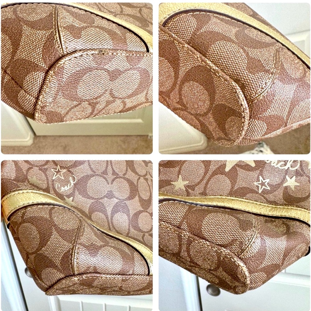 💜COACH Heritage Tote Stars Signature - Picture 11 of 11